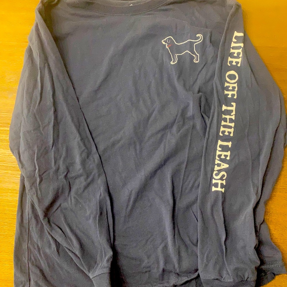 Long sleeve barking dog t-shirt